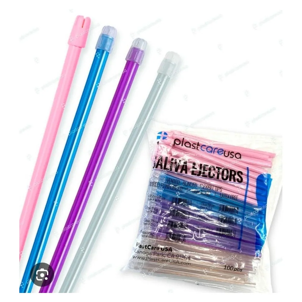 PlastCare USA Disposable Dental Saliva Ejector Suction Tips (Pack of 100) View 2