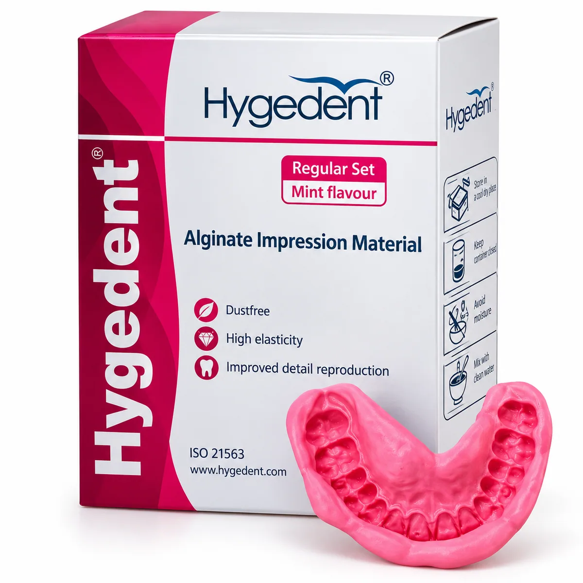 Hygedent Dust-Free Alginate Impression Material (Mint Flavor, Regular Set)